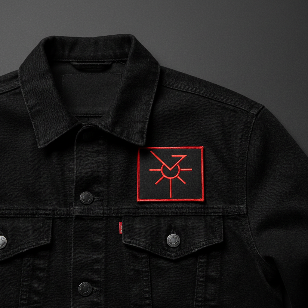 Square Patch Jacket Front - Clean